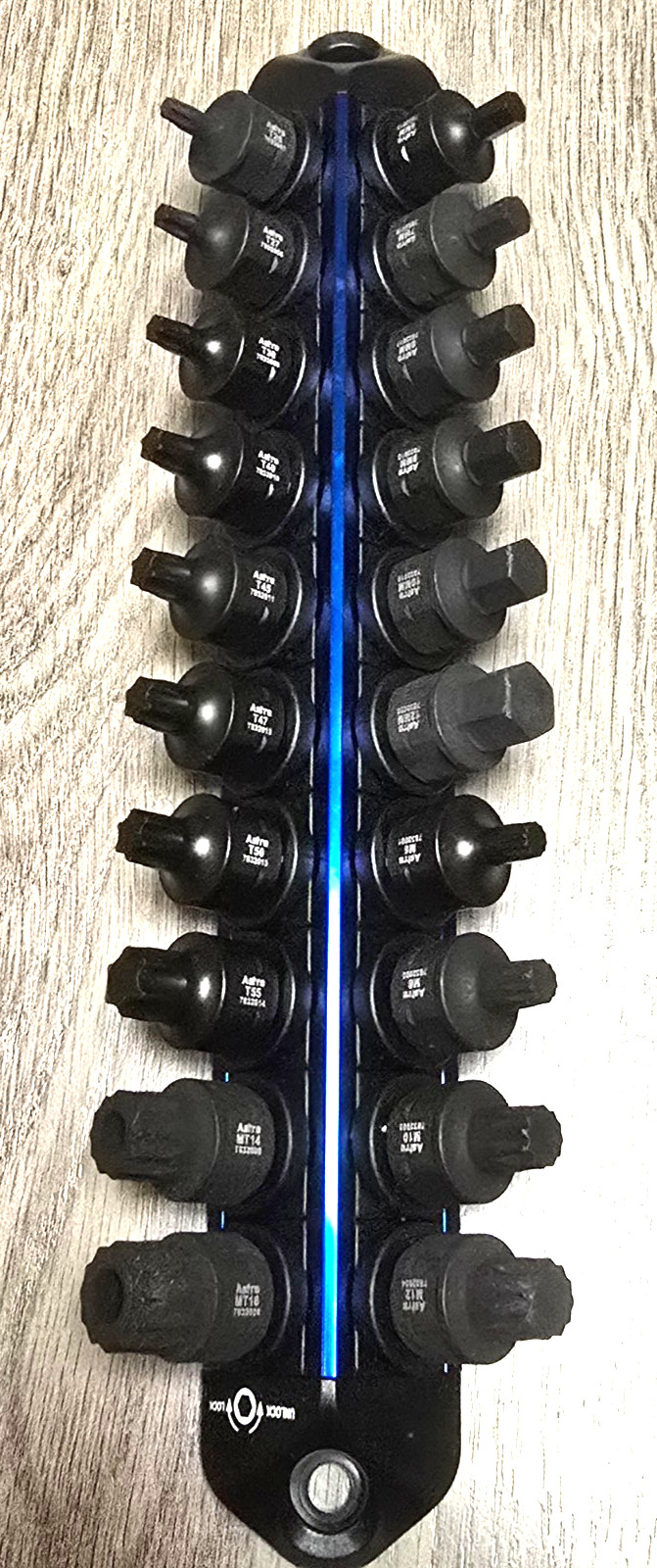 Astro Tools 20pc Master 3/8″dr/ 17mm Nano Dual Drive Bit Socket Set + Rail 78320