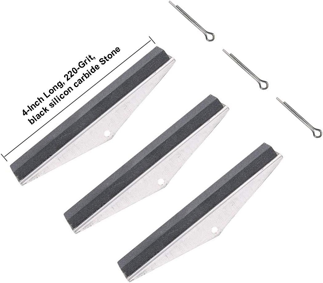 Engine Cylinder Hone Replacement Stones 4″ Long 220 Grit 3- Piece Packed