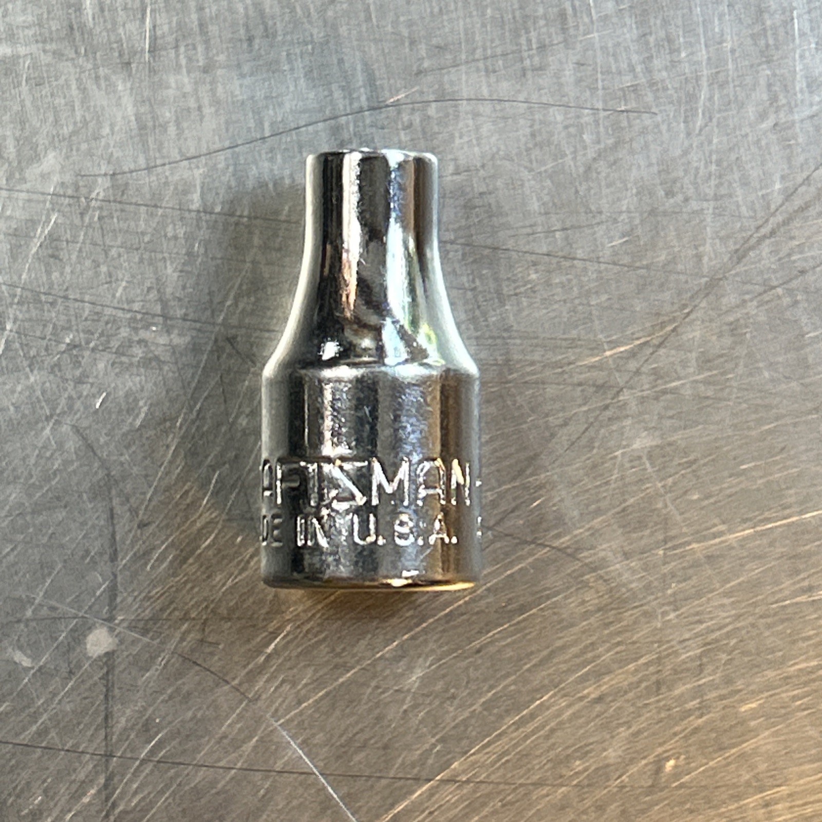 Vintage Craftsman USA 5/32″ 6 Point 1/4″ Drive Shallow Socket 43481 -V- Series