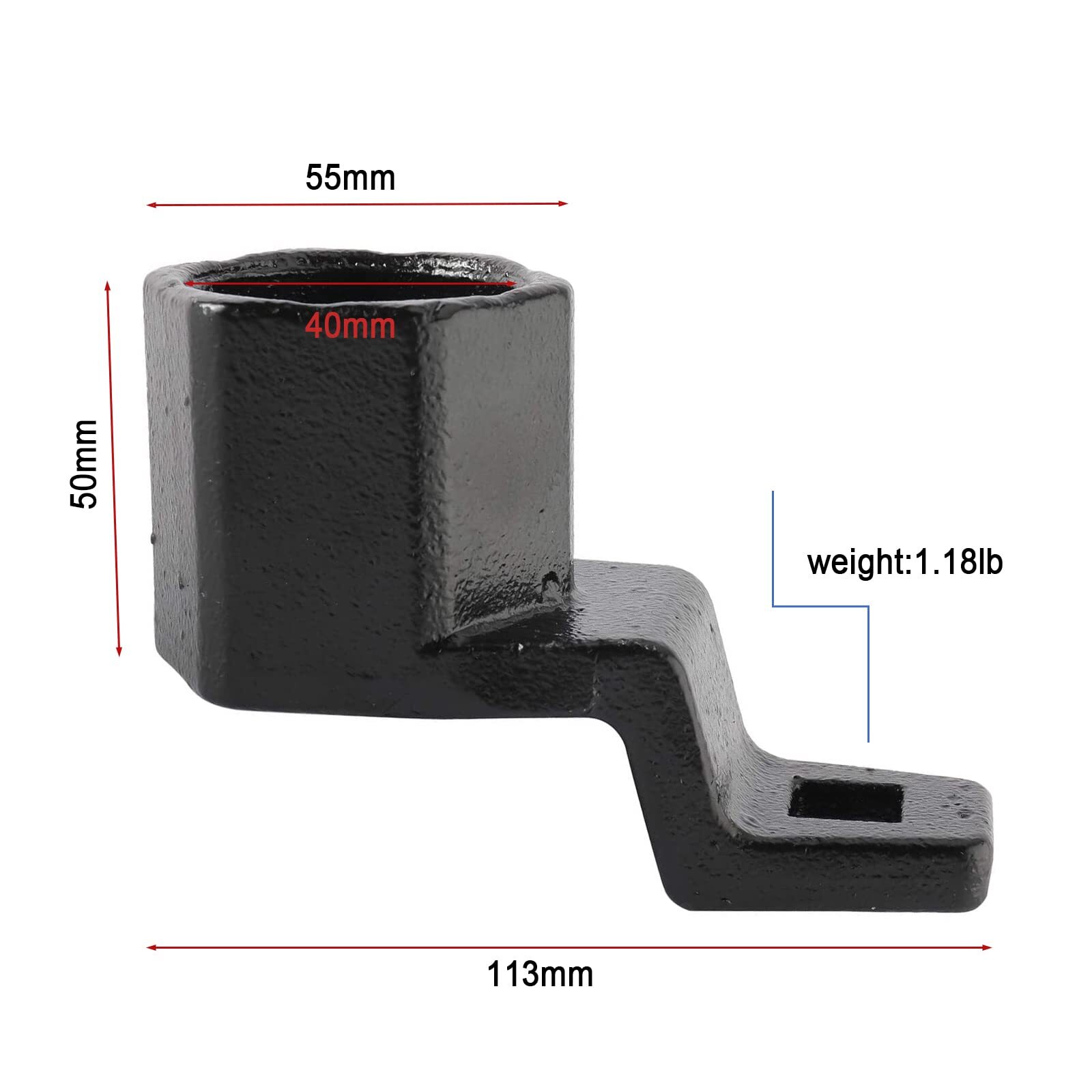 50mm Damper Crankshaft Crank Pulley Remover Tool For Honda Acura Drive 1/2″Sq