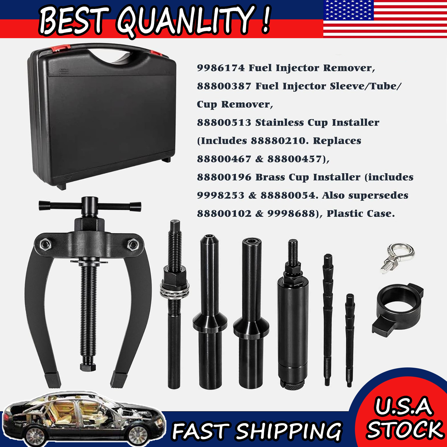 Injector Cup Installer Tool for Volvo D11 D13 D16 FM12 Mack MP7 MP8 MP10 Engine