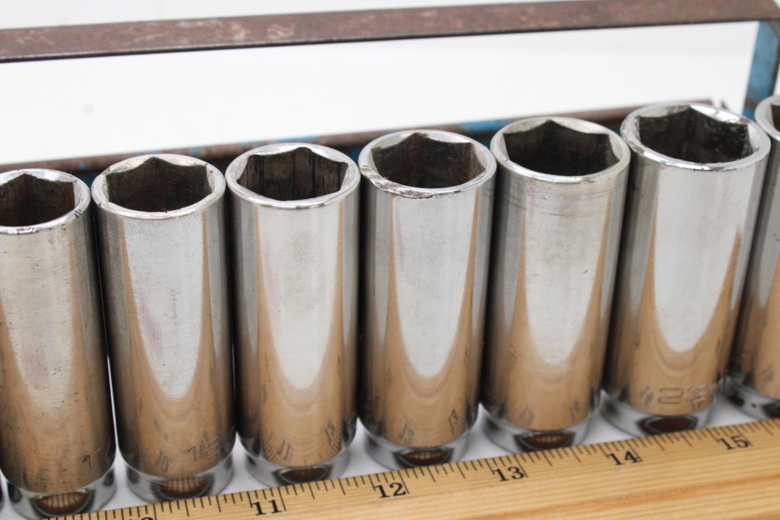 Matco BD6M6-BD23M6 6-23mm 3/8″ Drive 6 Point Metric Chrome Deep Socket Set USA