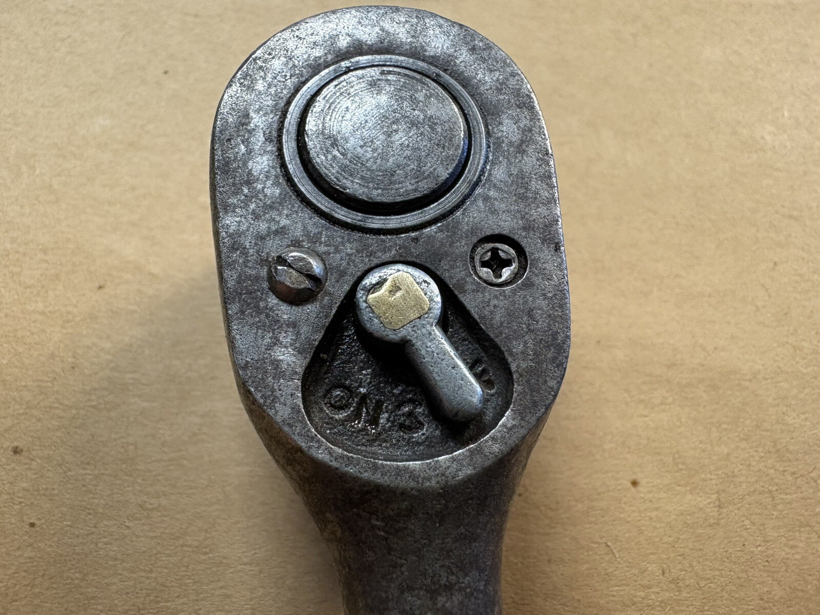 Snap On 3/8 Ratchet F-70-M Working Fine Showing Wear – As shown