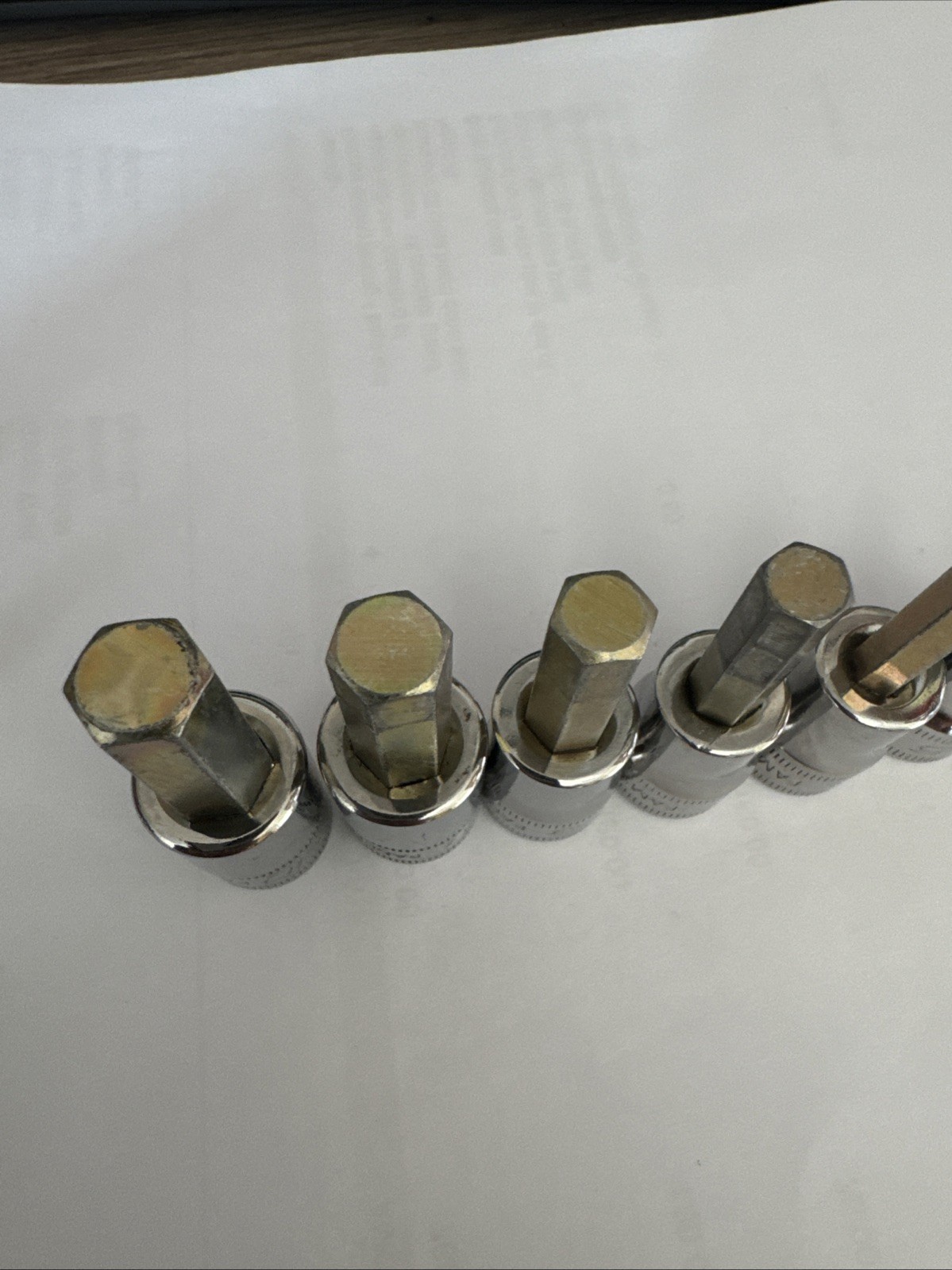 Snap On 3/8 Drive Metric Hex Set 7 Piece Set 4mm-10mm