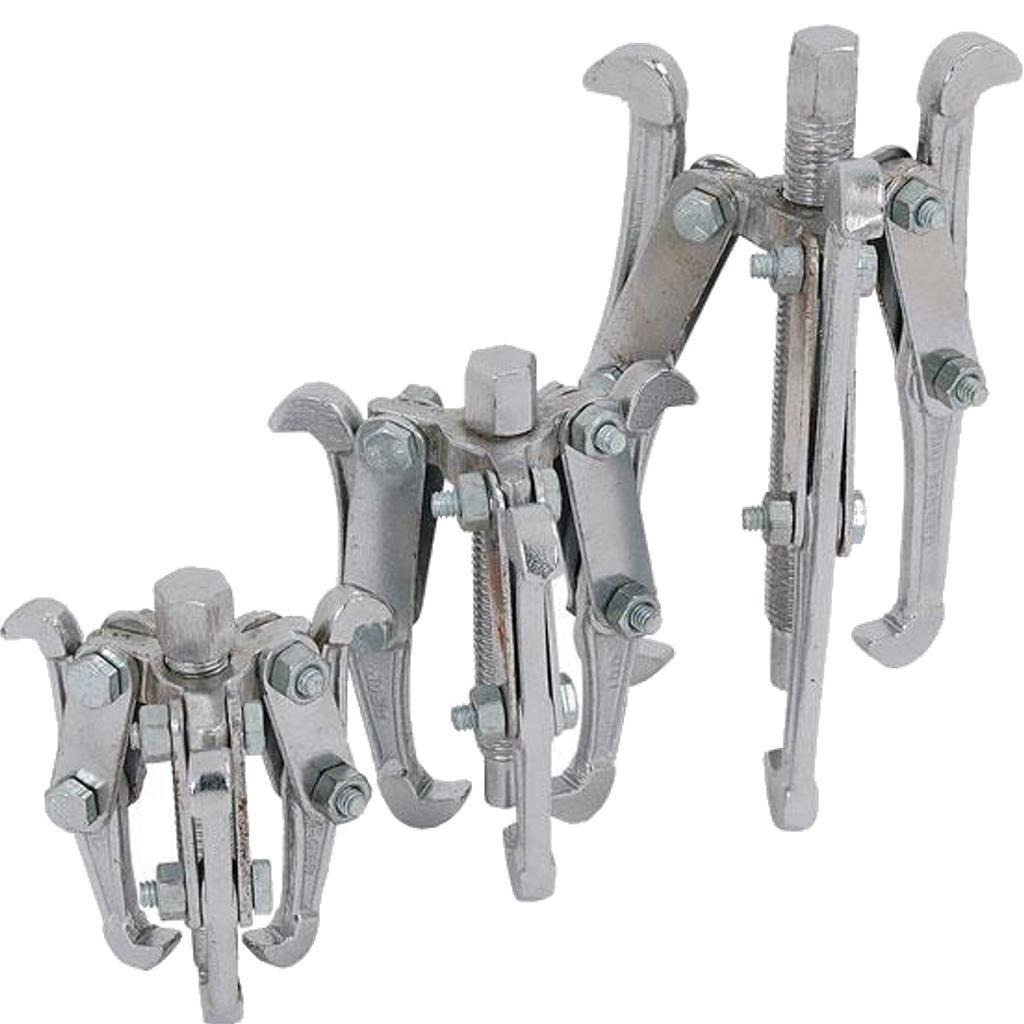 Neilsen 3pc Bearing Puller Pulley Remover Extractor Drop Forged Set 3″ 4″ 6″
