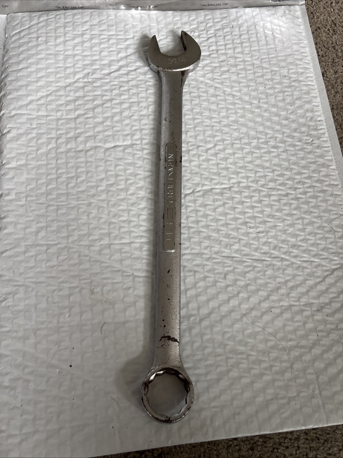 Craftsman 1-1/4 Combination Wrench 12-Point #44708 V-Series –