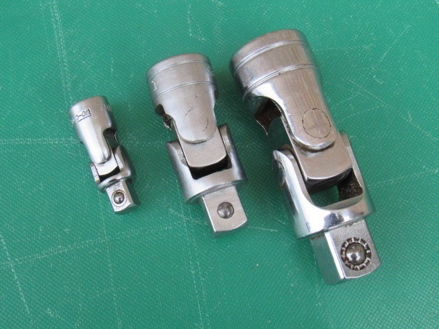 SNAP ON 103UFTS 1/4″ 3/8″ 1/2″ 3 PIECE UNIVERSAL SWIVEL JOINT SET TMU8 FU8A S8