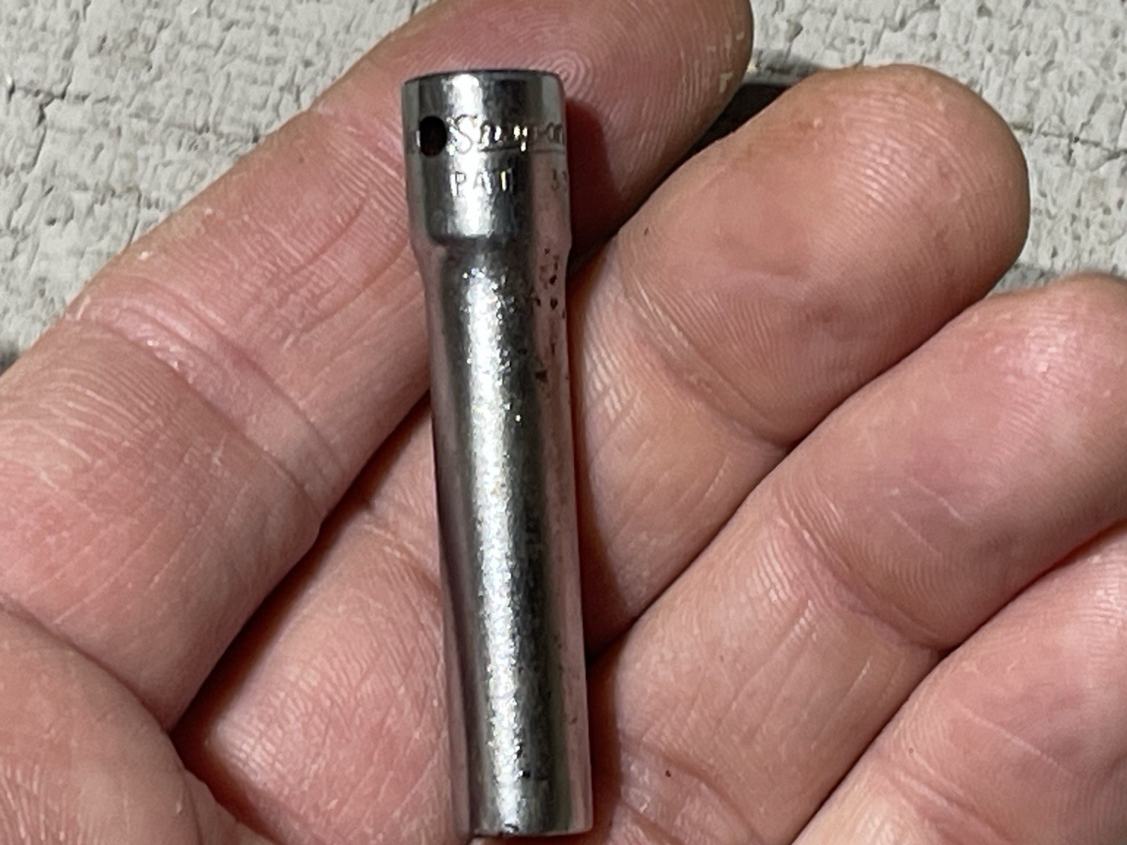Snap On 1/4″ Deep Socket 1/4″ Drive Spline Drive TEL8 #8 Hex USA READ!