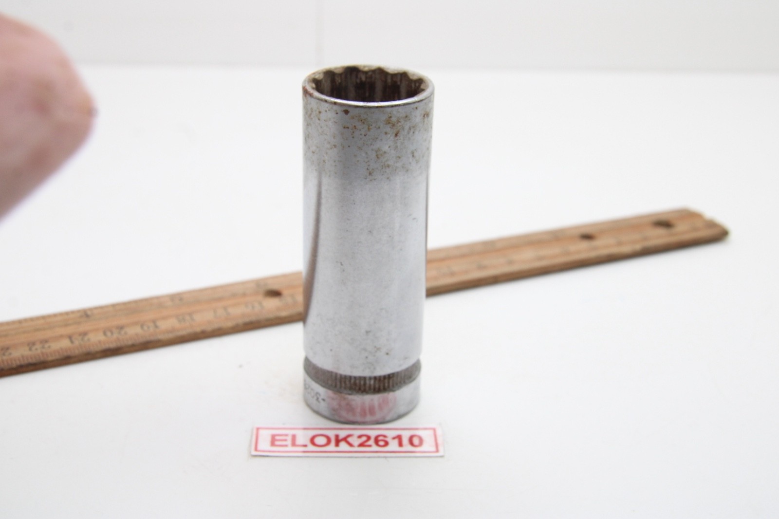 Indestro 3028 Super7/8″ 1/2″ Drive 12 Point SAE Chrome Deep Socket Socket USA