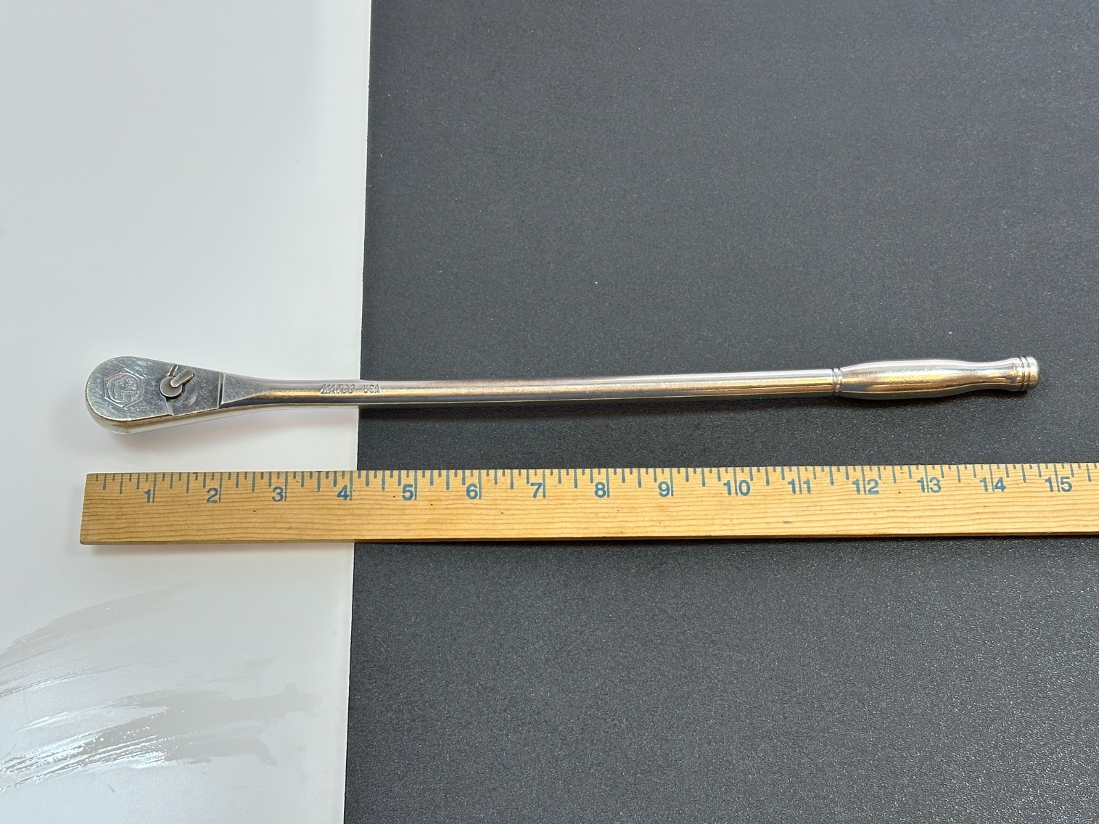 Matco Tools USA BFR158T 3/8″ Drive 15″ Long 88 Tooth Fixed LONG Handle Ratchet