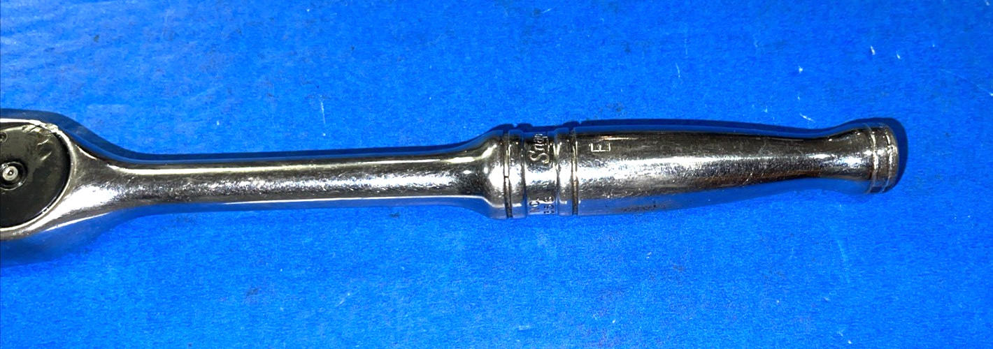 SNAP-ON TOOLS 3/8 DRIVE QUICK RELEASE CHROME RATCHET F713 SHIPS FREE IN THE US