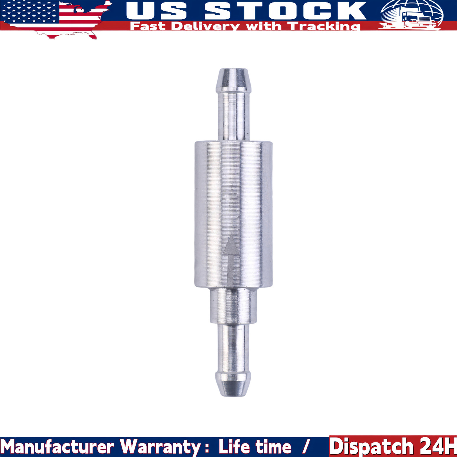 6 PCS BRAKE BLEEDER HOSE, ONE WAY CHECK VALVE TUBE BLEEDING TOOL KIT SILVER NEW