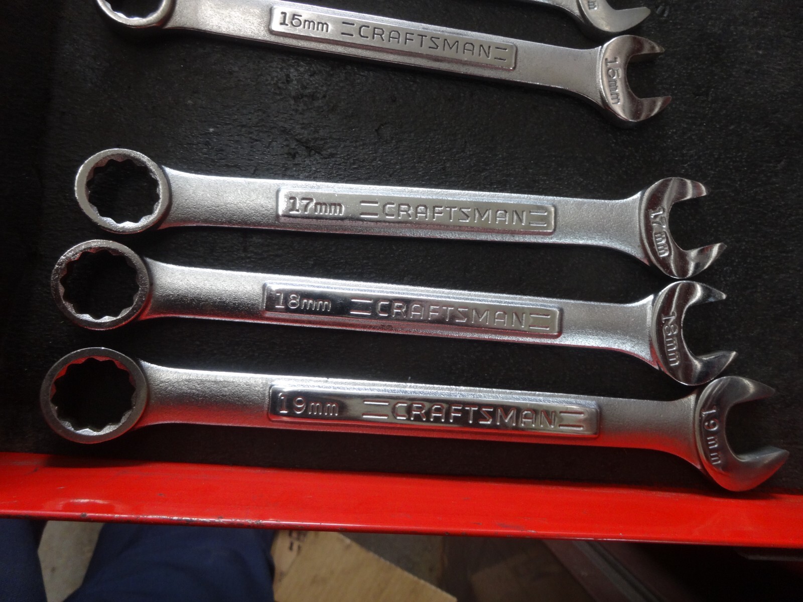 USA Made Craftsman 13 piece METRIC combination wrench set 6mm-19mm -VA-