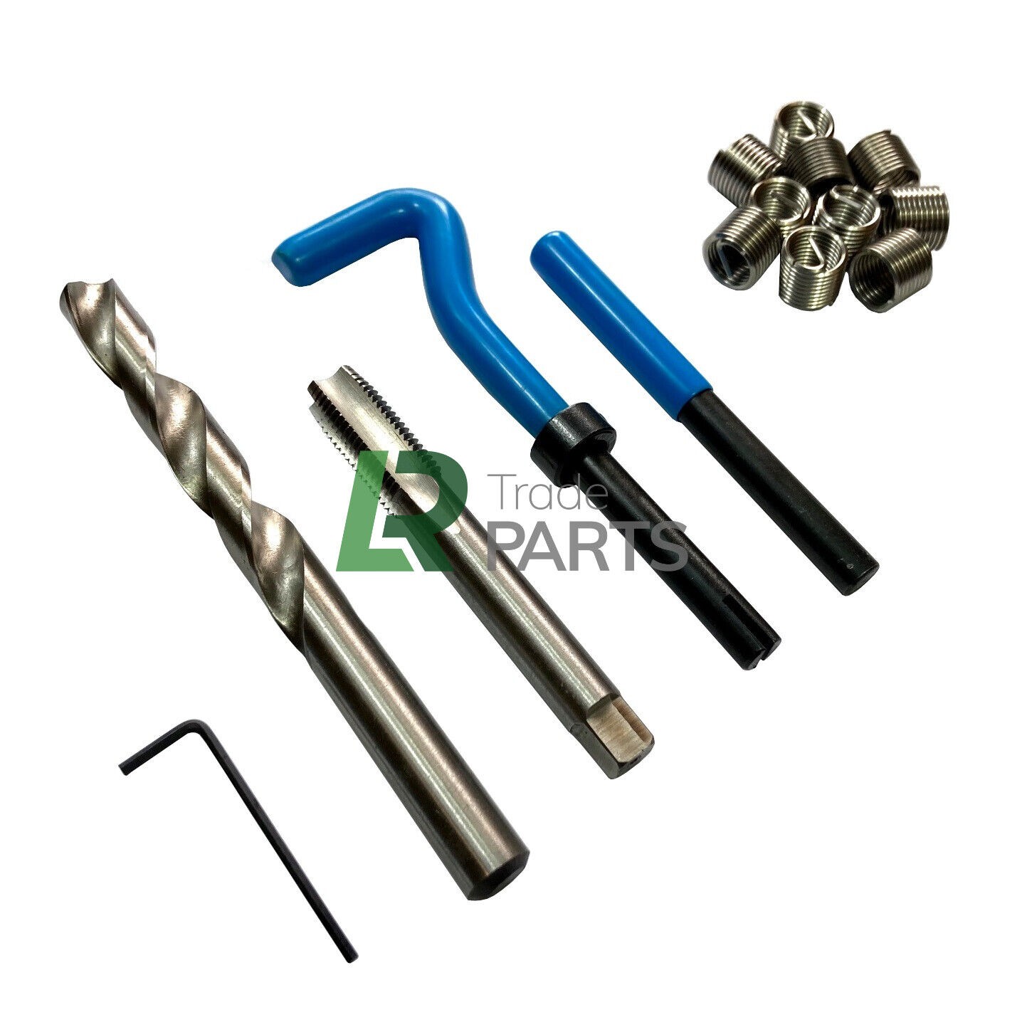 M12 X 1.5 THREAD REPAIR KIT 15 PIECE HELICOIL 12MM DAMAGED THREADS DRILL BIT KIT