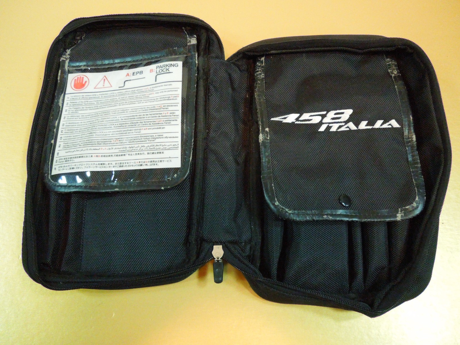 FERRARI 458 ITALIA TOOL POUCH
