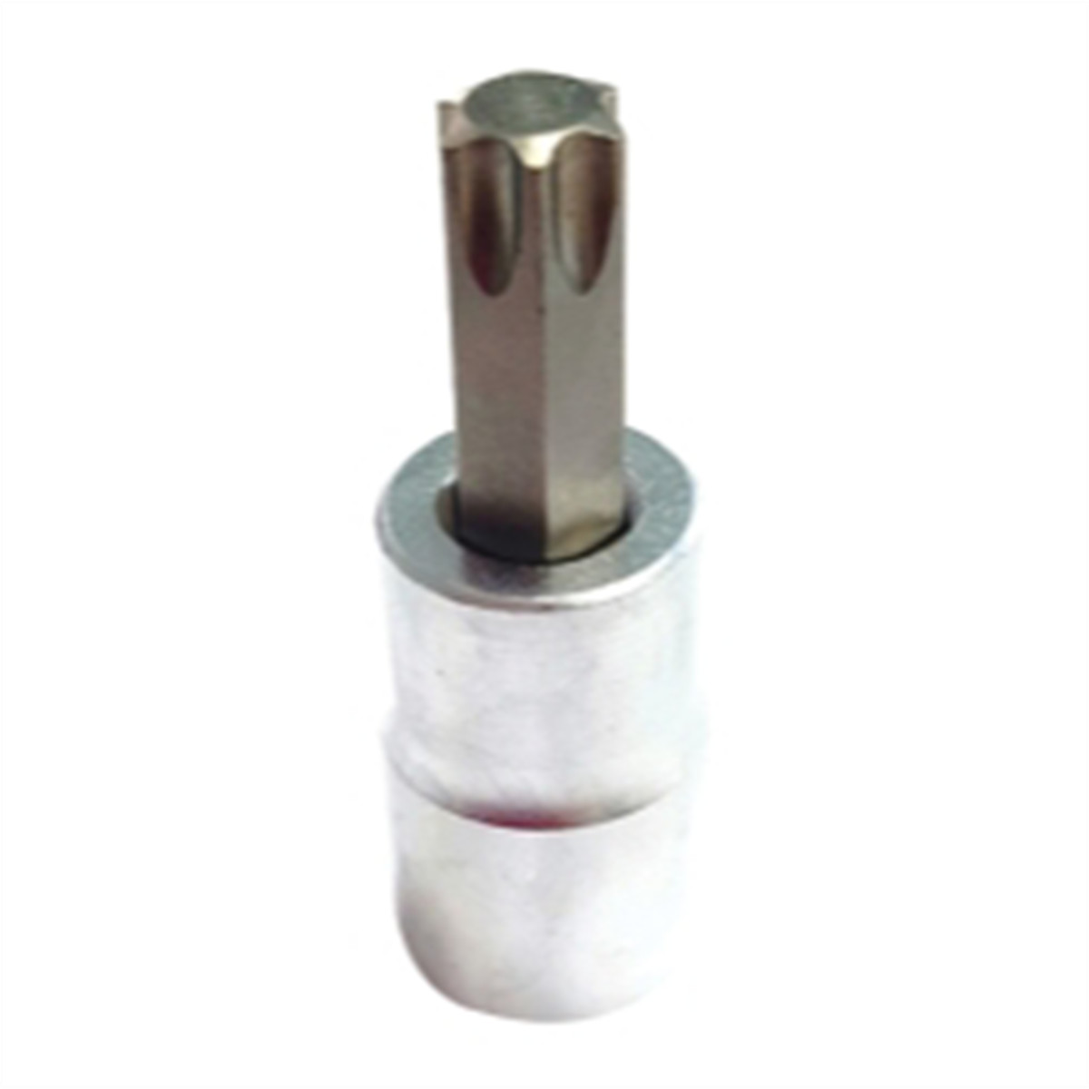 VIM Tools T45 TORX, Gun Metal Gray Bit, Satin Chrome 3/8 Inch Square Drive Bit H