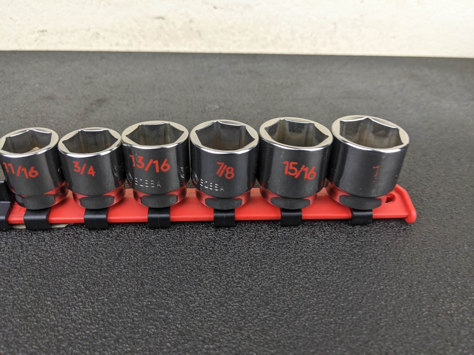 #bp136 Matco Tools NEW SB136TA SAE 1/4-1” Shallow Socket Set 6 Point