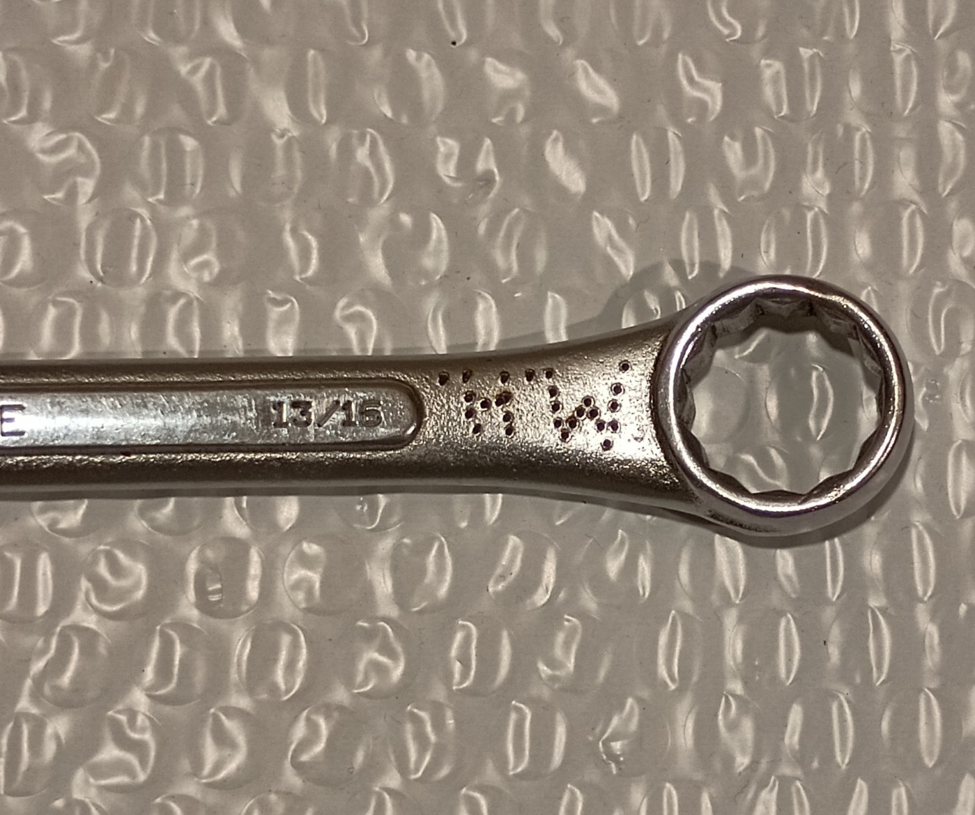 SK TOOLS «LECTROLITE» C-26, 13/16″ COMBINATION WRENCH, 10.25″ LONG, 12 POINT.
