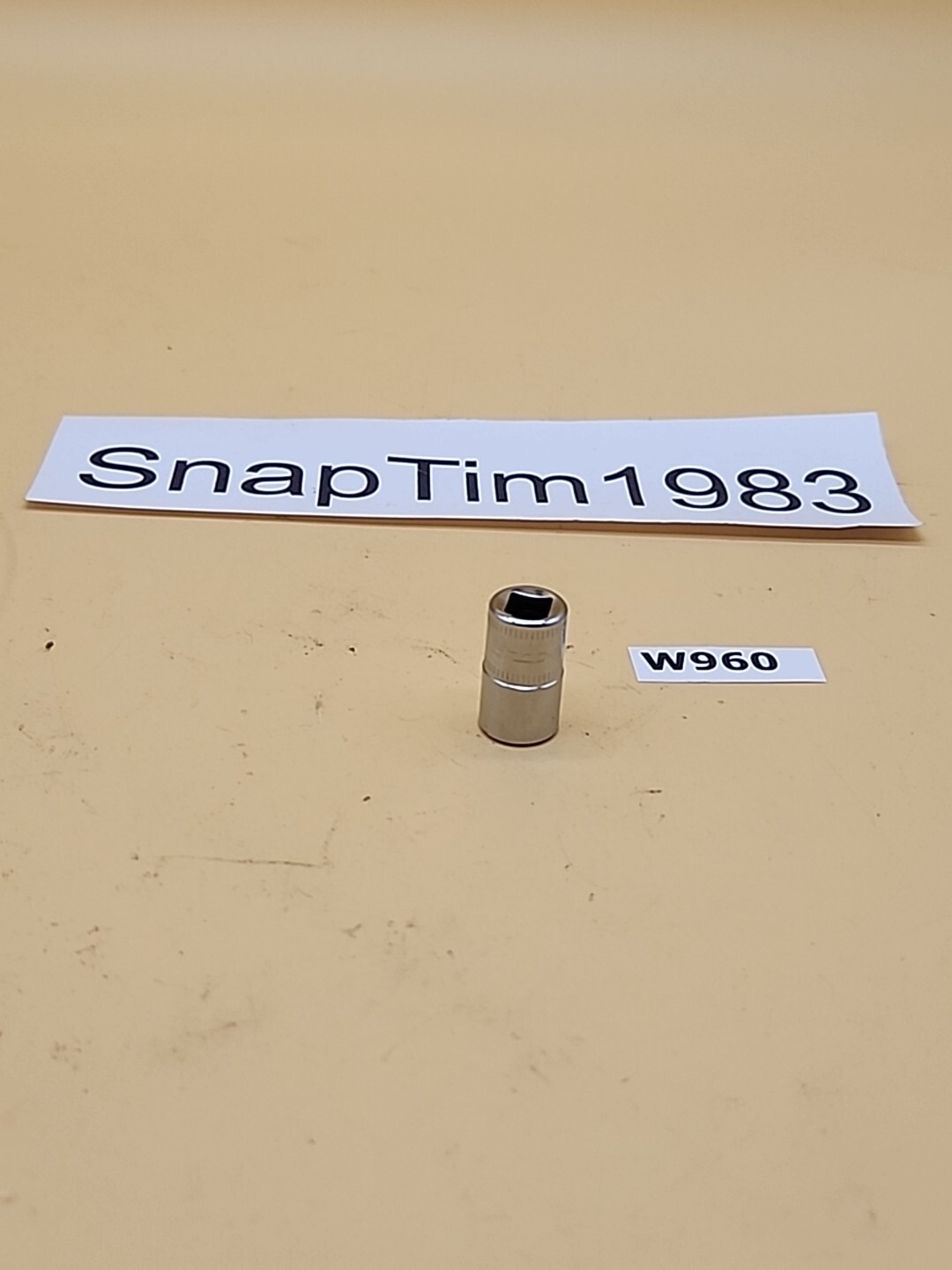 Snap-on Tools 1/4″ Drive 9MM 6PT Shallow Chrome Socket TMM9 USA