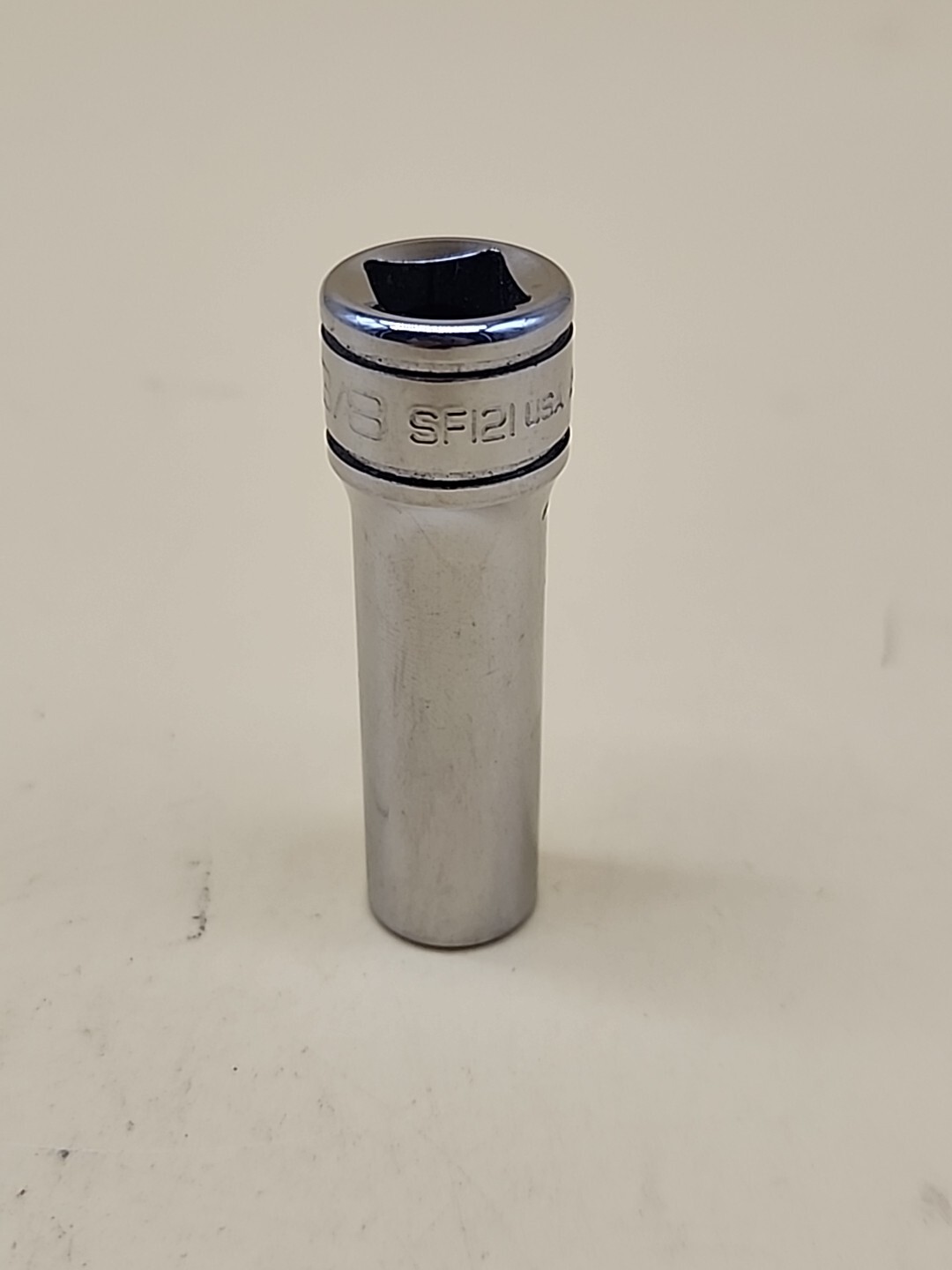Snap-on Tools 3/8 Drive 12PT Deep Socket SF121 USA