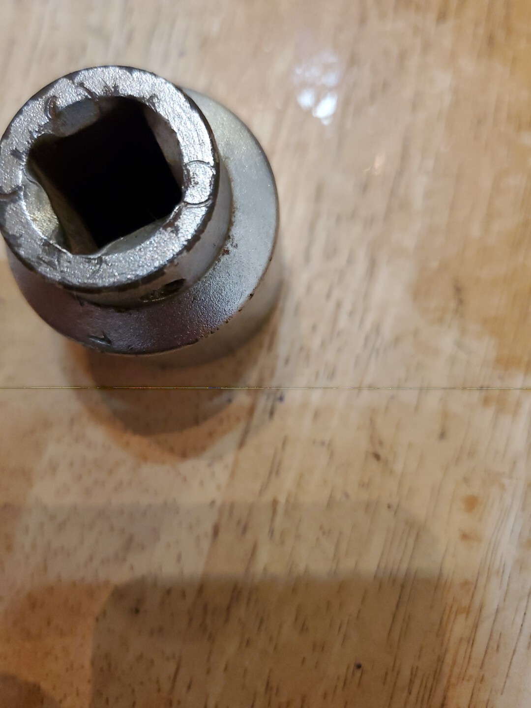 Mac Tools Sabina Vintage 1/2″ Drive 27MM 12PT Shallow Chrome Socket USA VM27-2