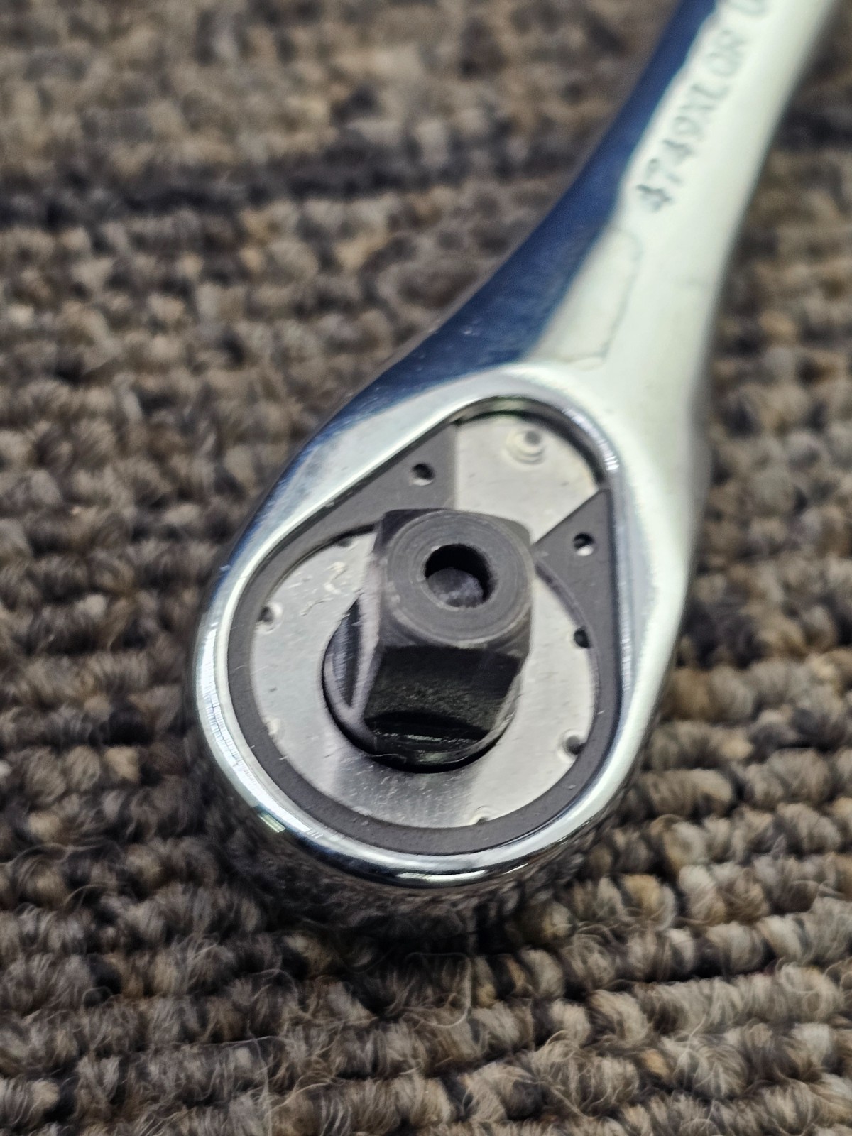 Proto 4749XLQR 1/4″ 45-Tooth Drive Quick-Release Pear Head Ratchet 5-1/2″ OAL
