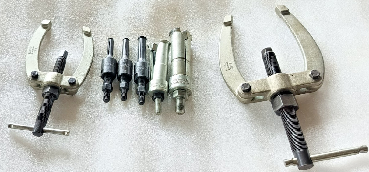 KUKKO 22-1,22-2 BALL BEARING PULLER AND 21-1,21-2,21-3,21-5 & 21-6 EXTRACTOR SET