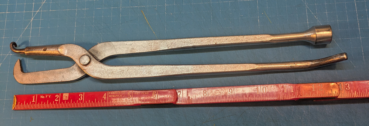 Vintage Snap On 131A Brake Shoe Pull-back Spring Pliers