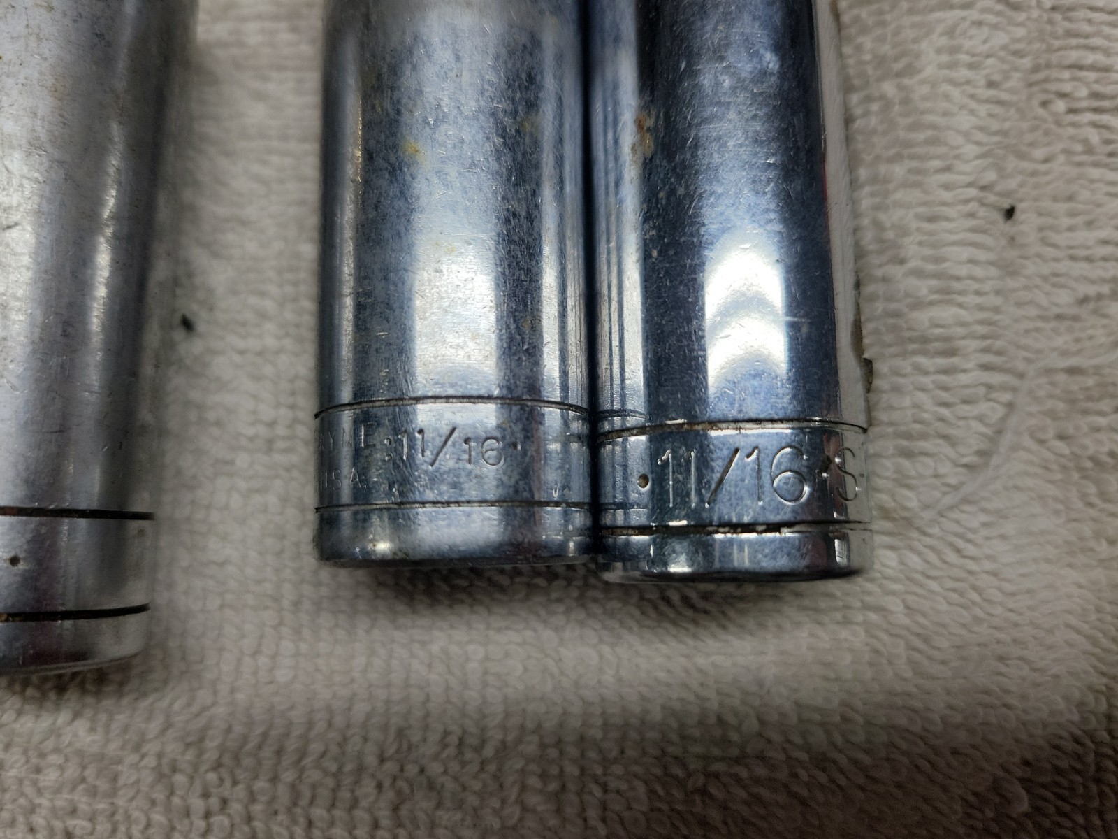 S-K Tools Over 80 S&K 1/4″ 3/8″ 1/2″ Drive Sockets Shallow/Deep, 6/8/12 Point