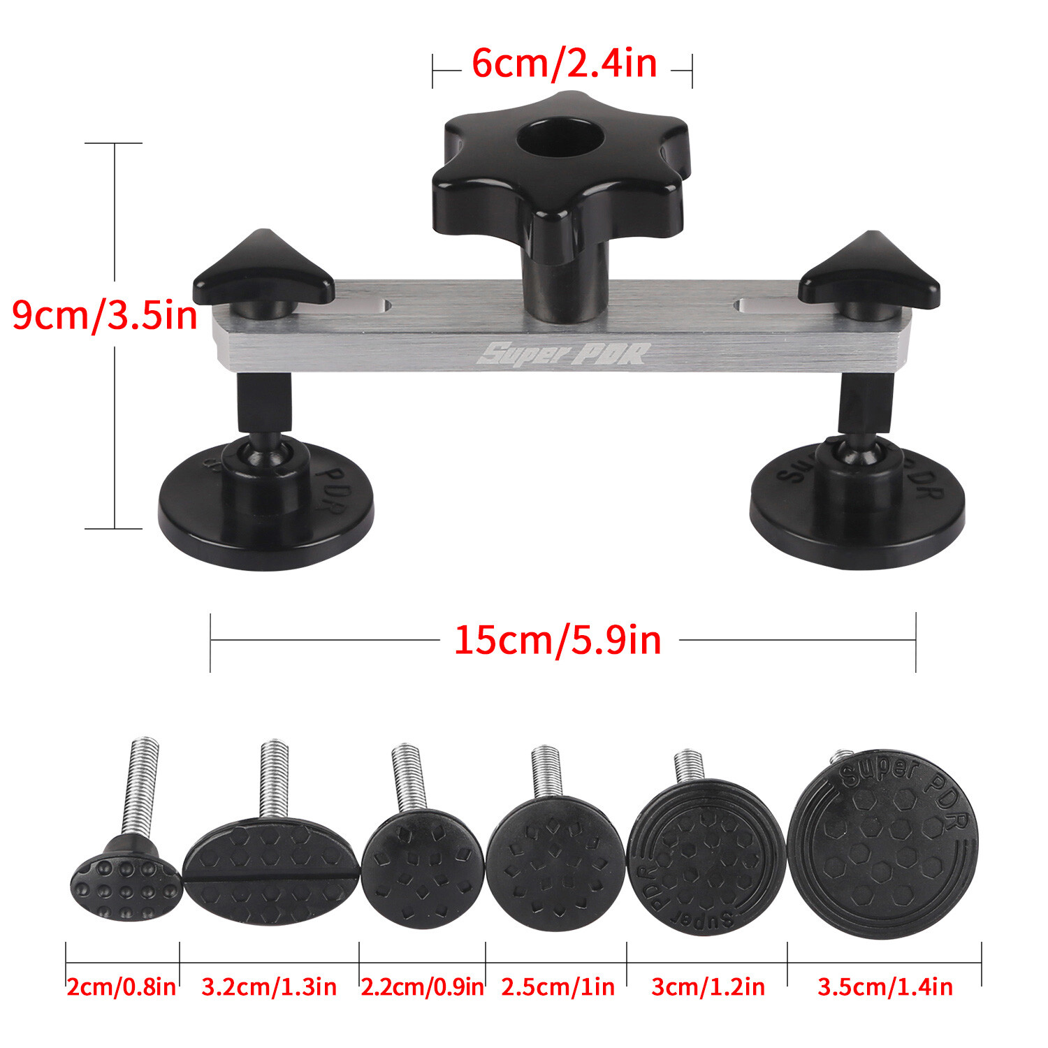 87PCS Car Dent Puller Repair Paintless Hammer Kit Removal Hail Lifter PDR Tools