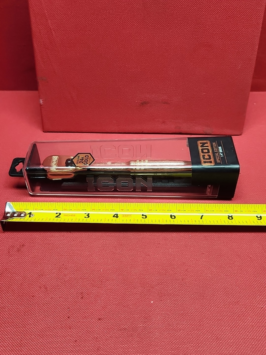 Special Edition 24k Gold Plated ICON = No. 59786 = 1/4″ Inch Drive Ratchet New !