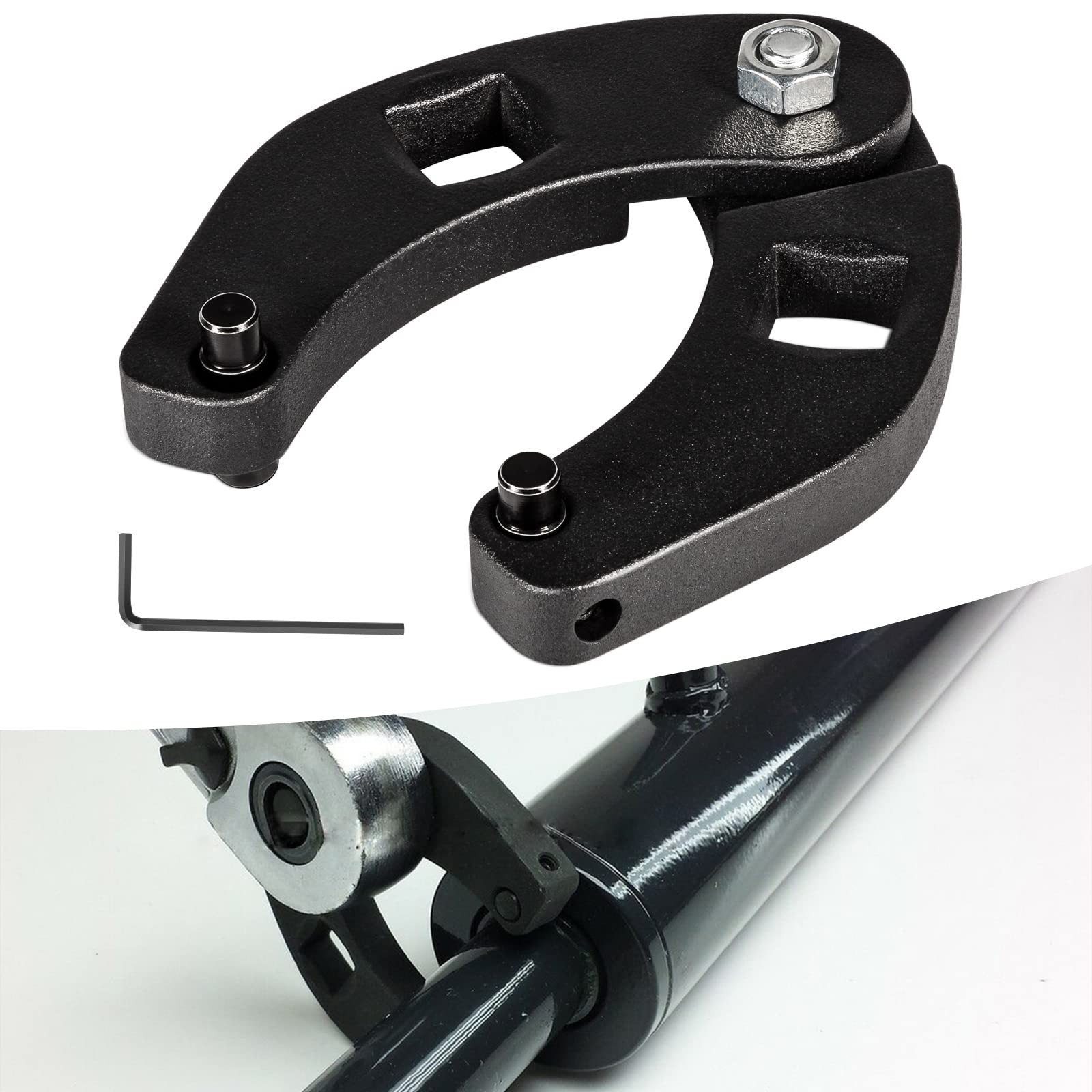 Steel 7463 Small Adjustable Gland Nut Wrench Repair Tool for Hydraulic Cylinders