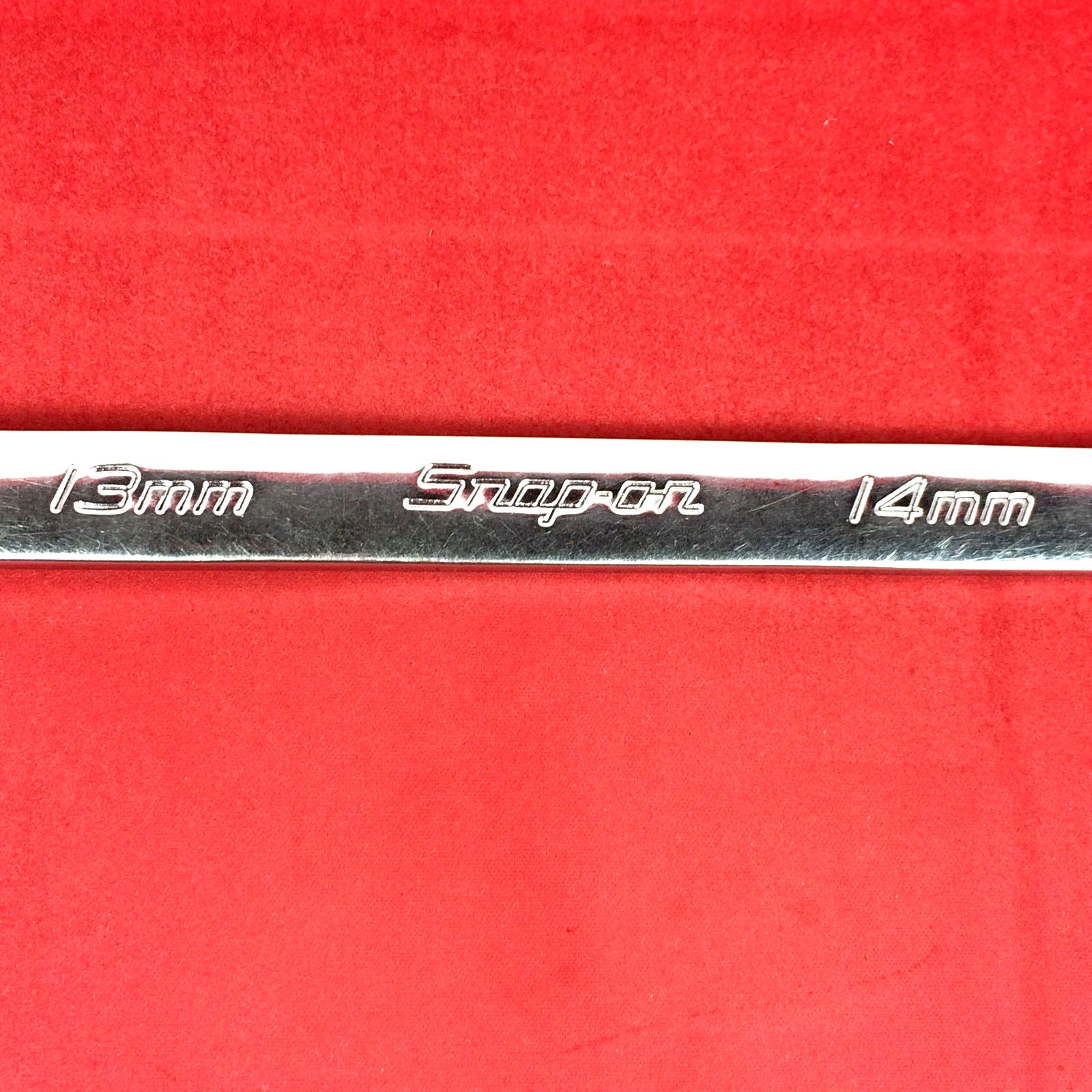 Snap-on 13mm x 14mm XDHFM1314 High Performance 0° Offset Box Wrench Marked
