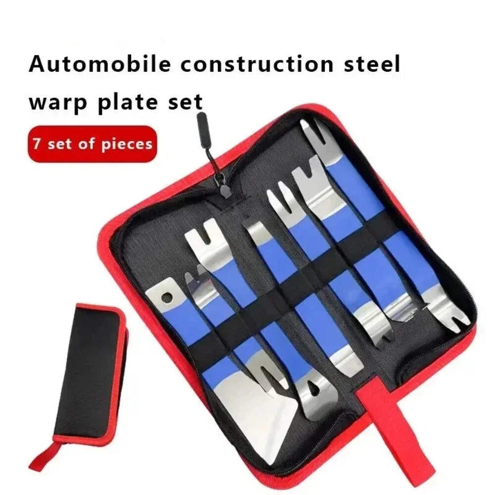 Stainless Steel & Plastic Car Audio Removal Tool 7pcs Door Panel Trim Pry Tool S