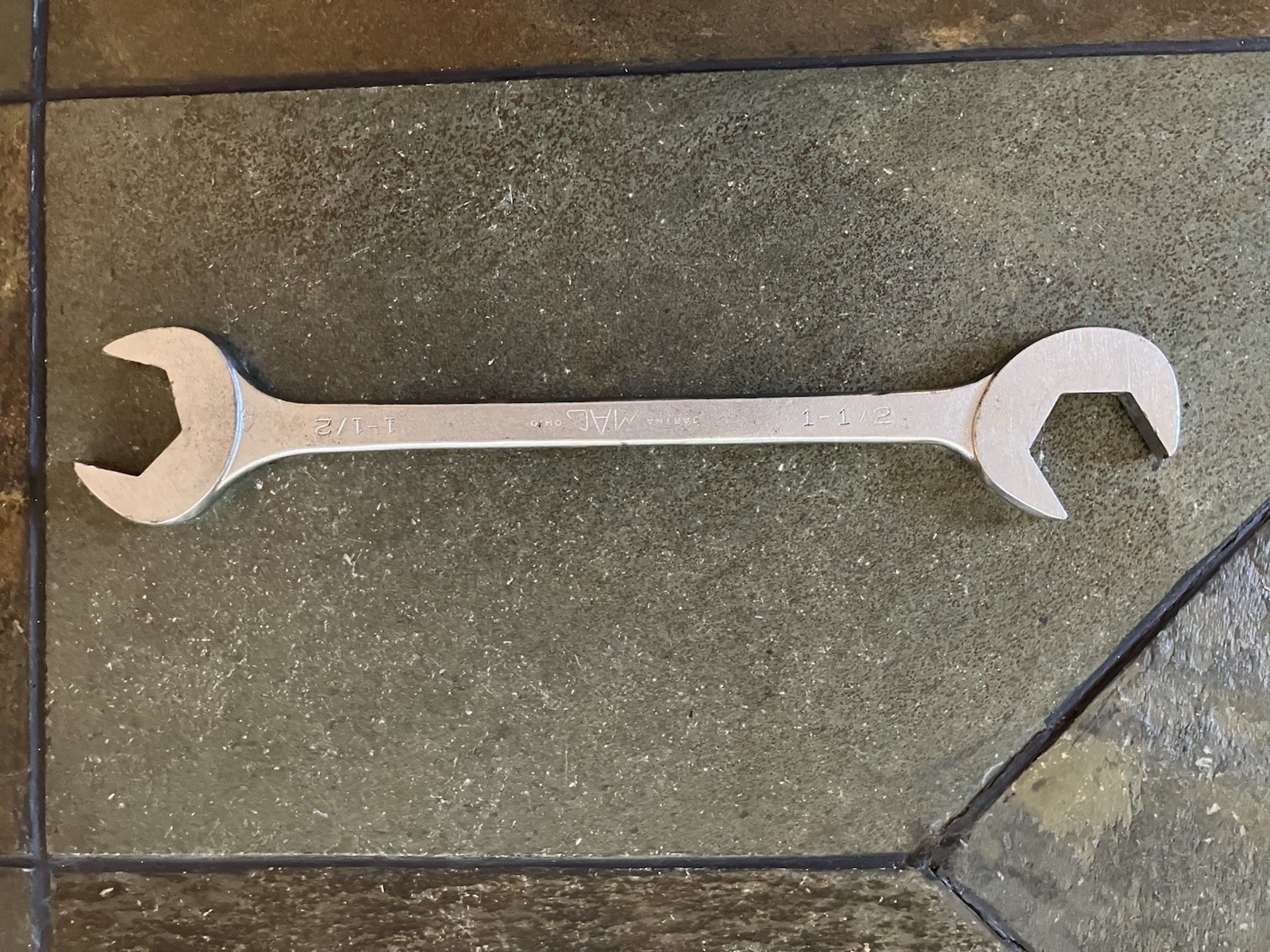 Mac Tools DA48 4 Way Angle Head Open Ended 1-1/2” Wrench / USA