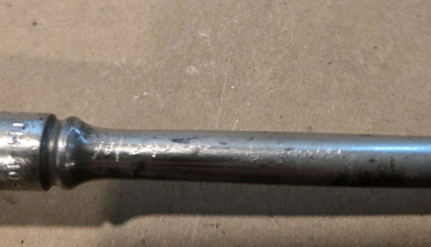 Snap On Vintage 1/4″ Drive 6″ Long Chrome Breaker Bar USA READ AD TM-10-D