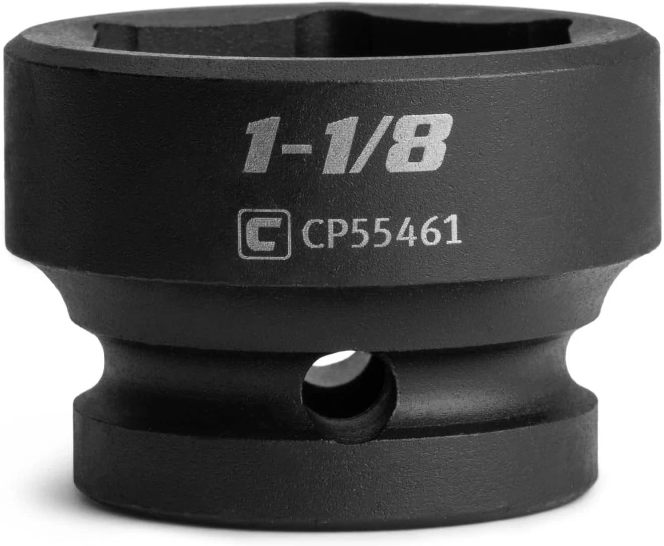 Capri Tools 1-1/8 in. Stubby Impact Socket, 1/2 Drive, 1-1/8-Inch