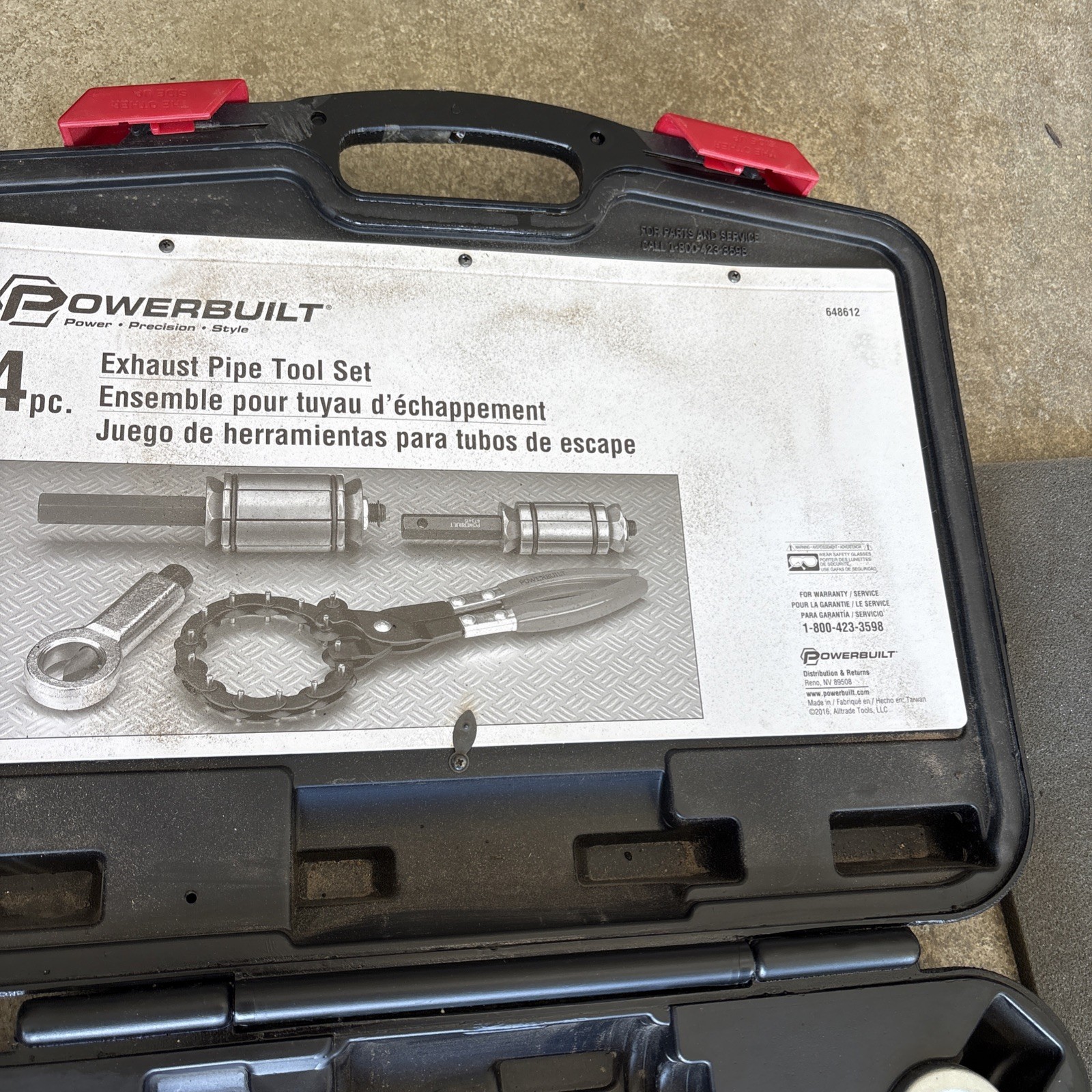 Powerbuilt 4 Piece Exhaust Service Set – 648612 Missing Large Expander