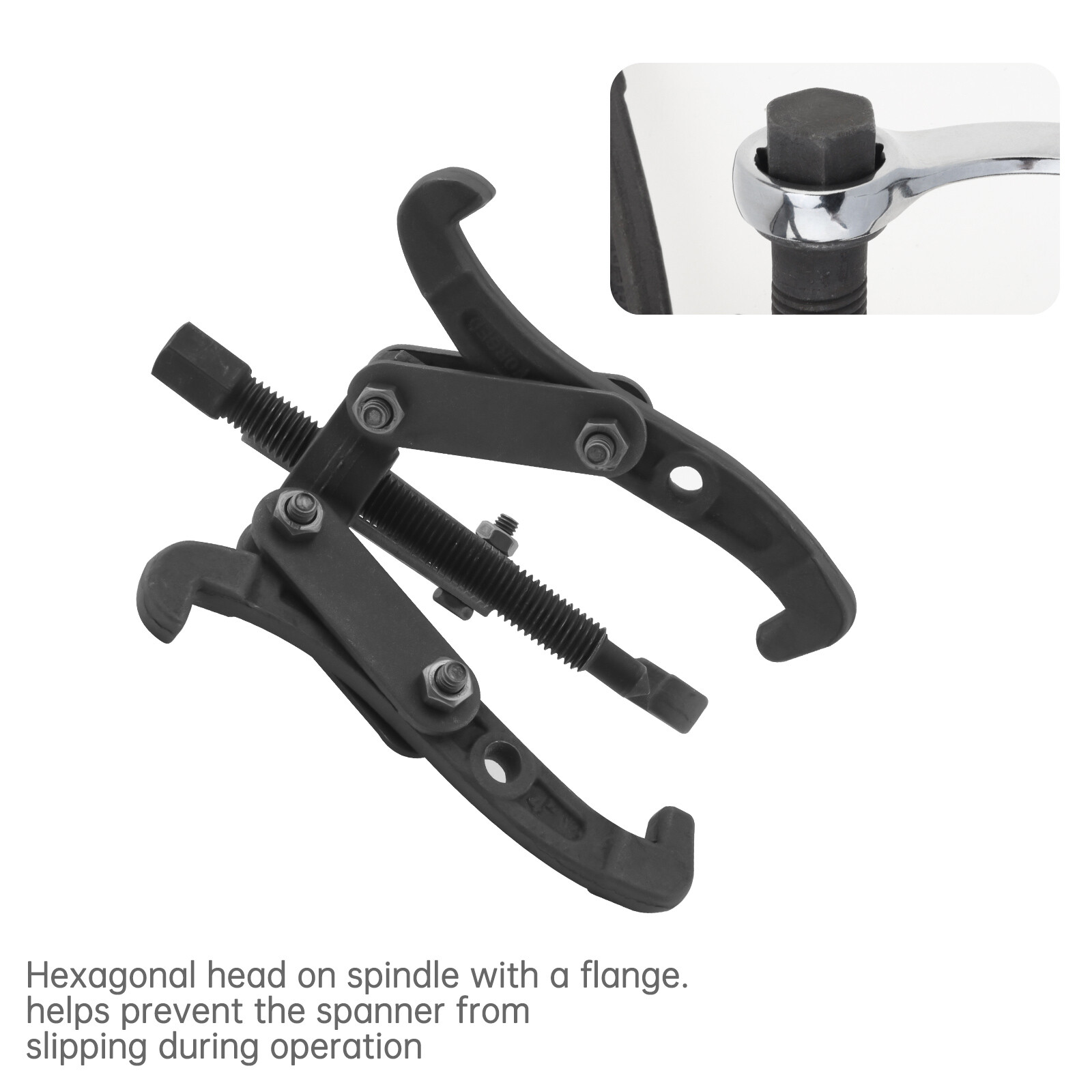 4-Inch 3-Jaw Gear Puller, Removal Tool for Gears, Pulleys Bearings and Flywheel