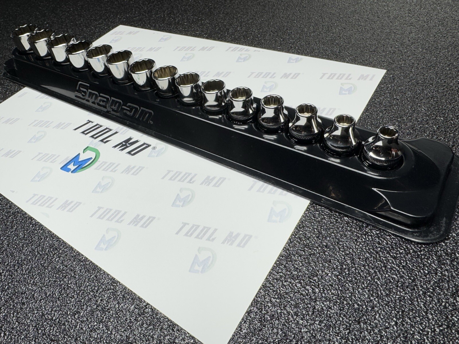 Snap-on Tools NEW 15-Piece 3/8” Drive 12-Point Metric Shallow Socket Set 215FMY