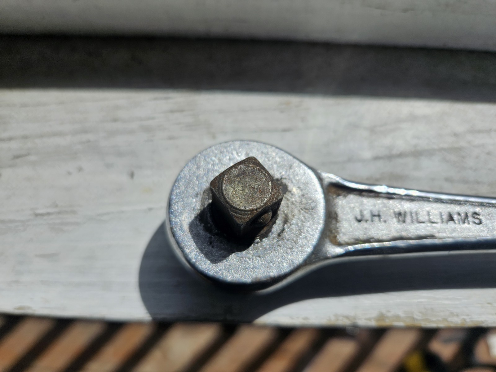 J. H. Williams S-52 1/2″ Drive Ratchet Superratchet USA Vintage