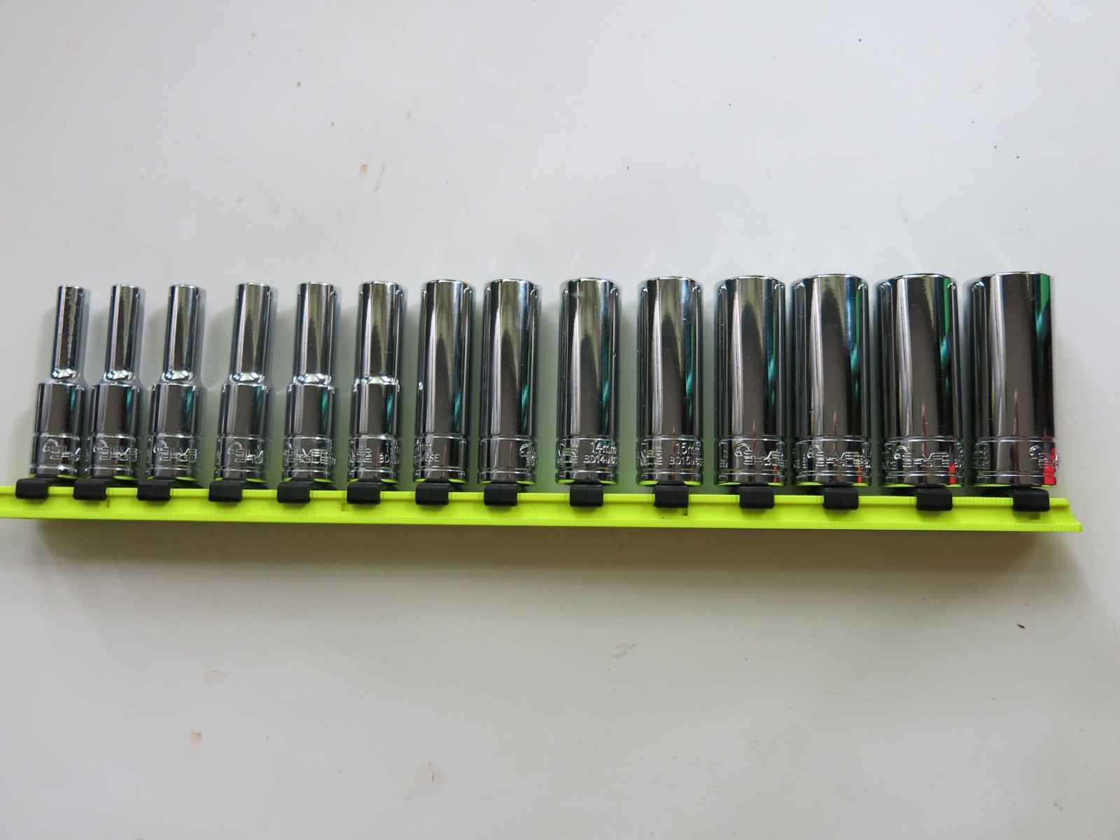 MATCO Tools 3/8″ DRIVE SILVER EAGLE METRIC DEEP SOCKET SET Snap on Hi-Viz Rail