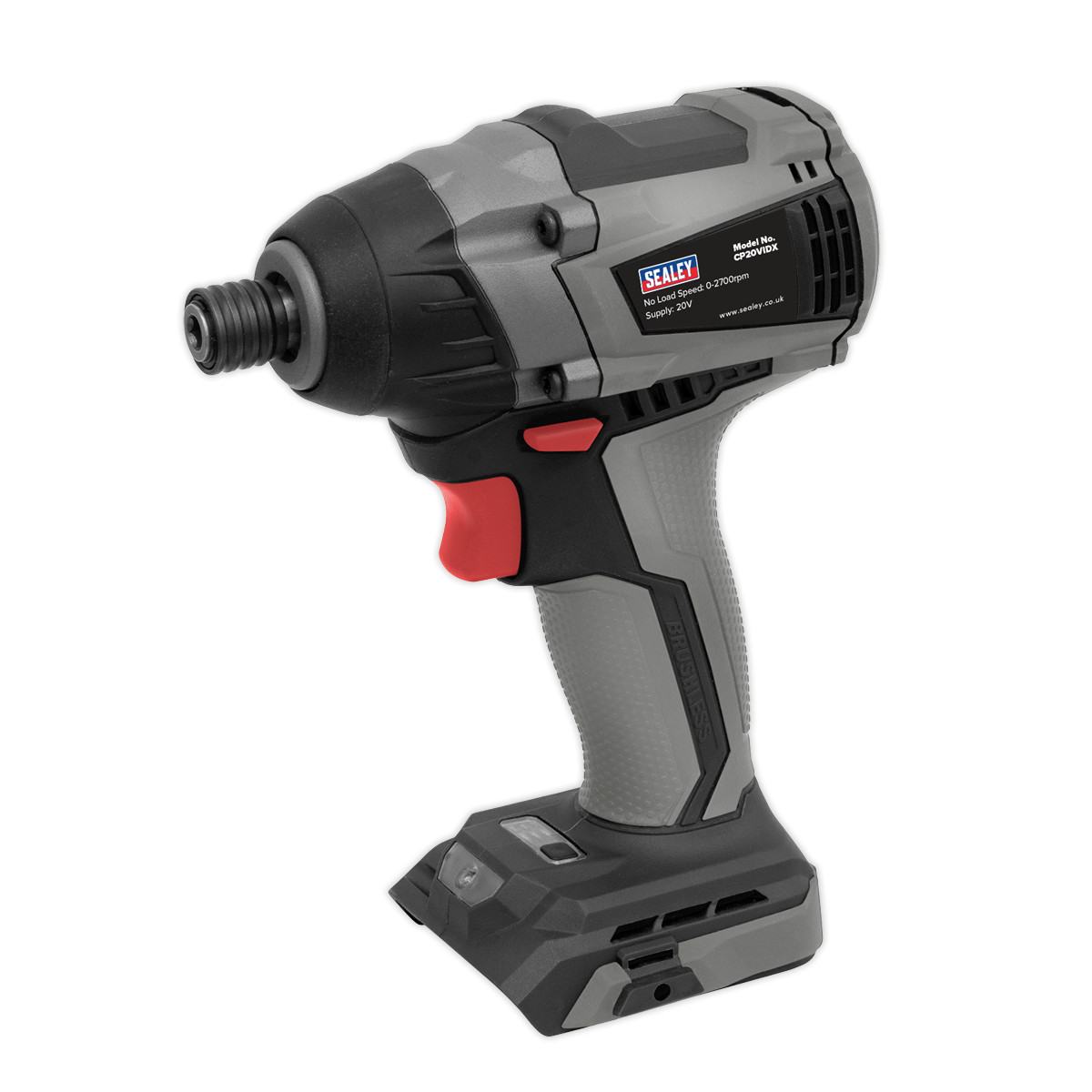 Sealey CP20VIDX Brushless Impact Driver 20V 1/4″Hex 200Nm – Body Only