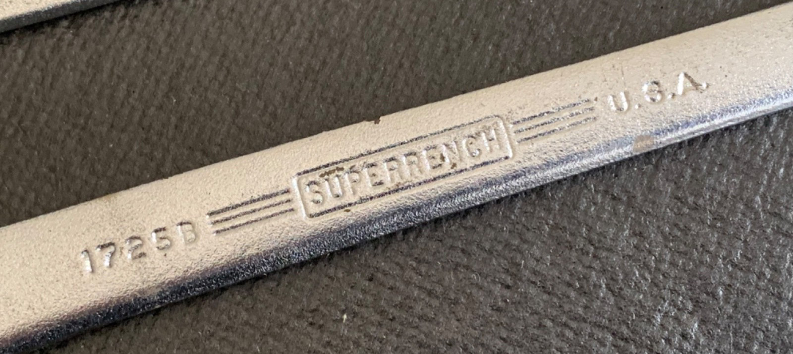 Williams Superrench 1727 Double Open End Wrench 5/8 x 9/16 Made in USA