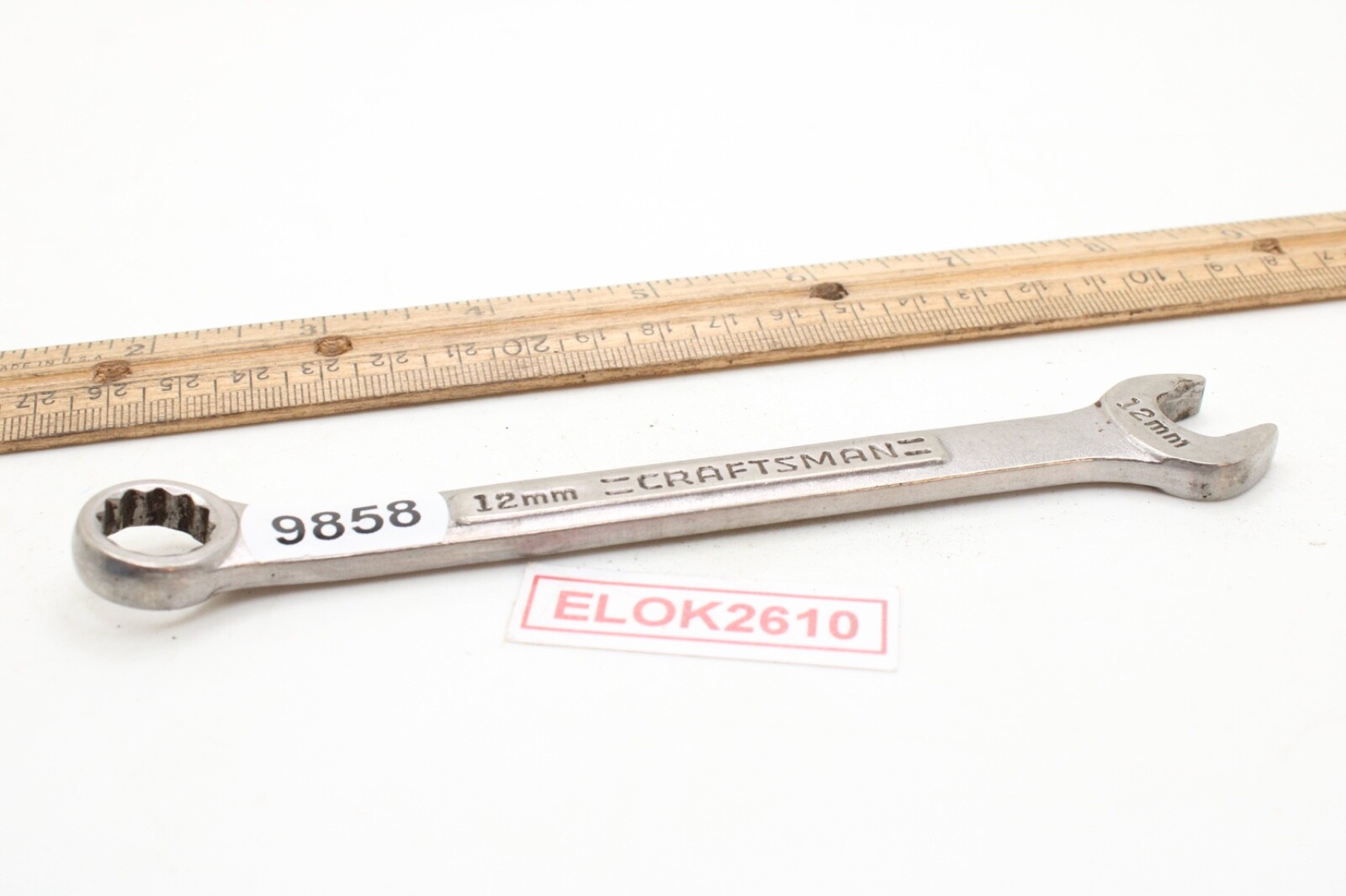 Craftsman -V^-42916 12mm 12 Point Metric Combination Wrench USA