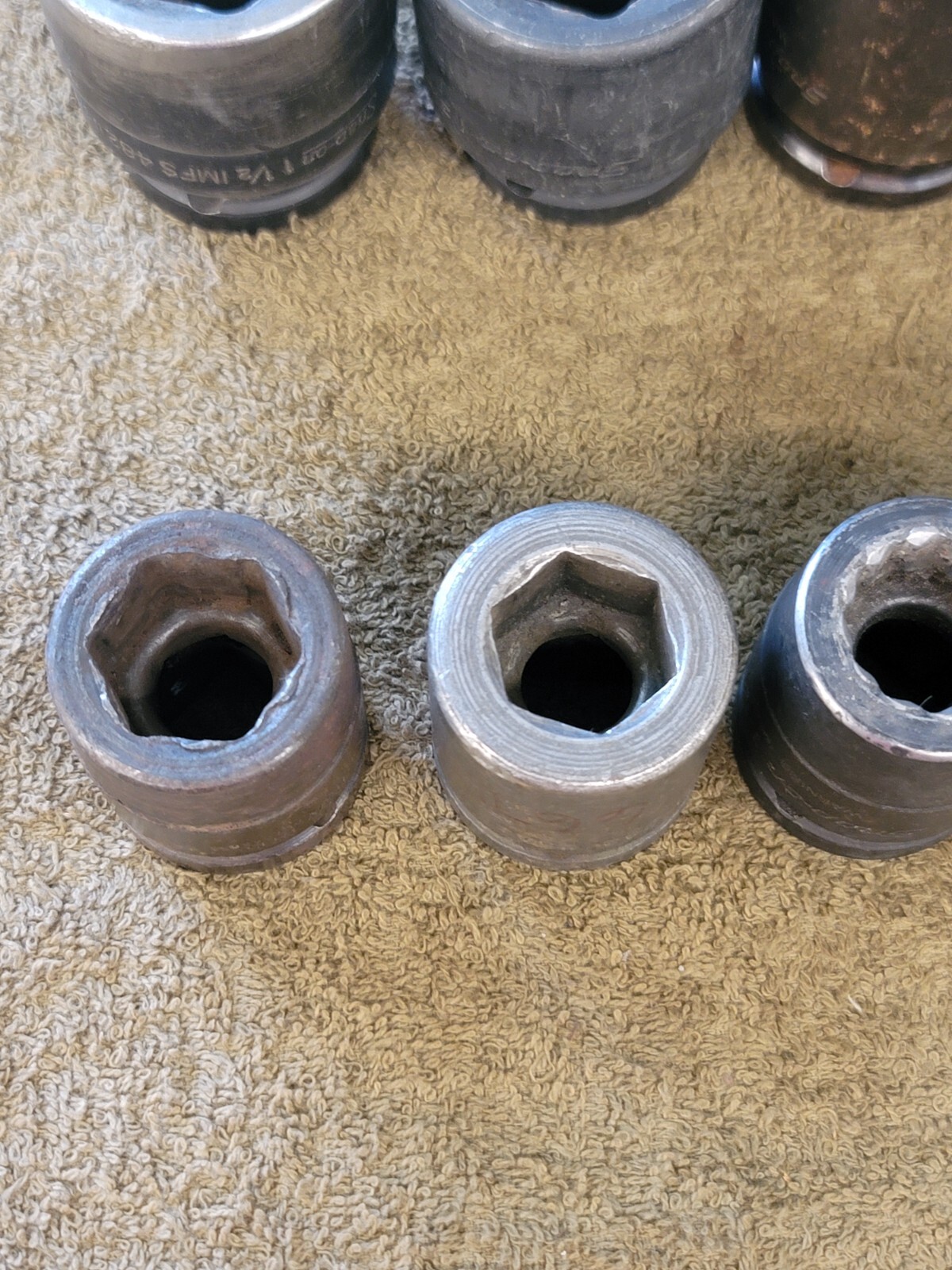 12 Snap-on Impact Socket Set SIM IM 3/4 Drive Sae 1-1/2 3/8 5/16 3/16 1/8 5/8″