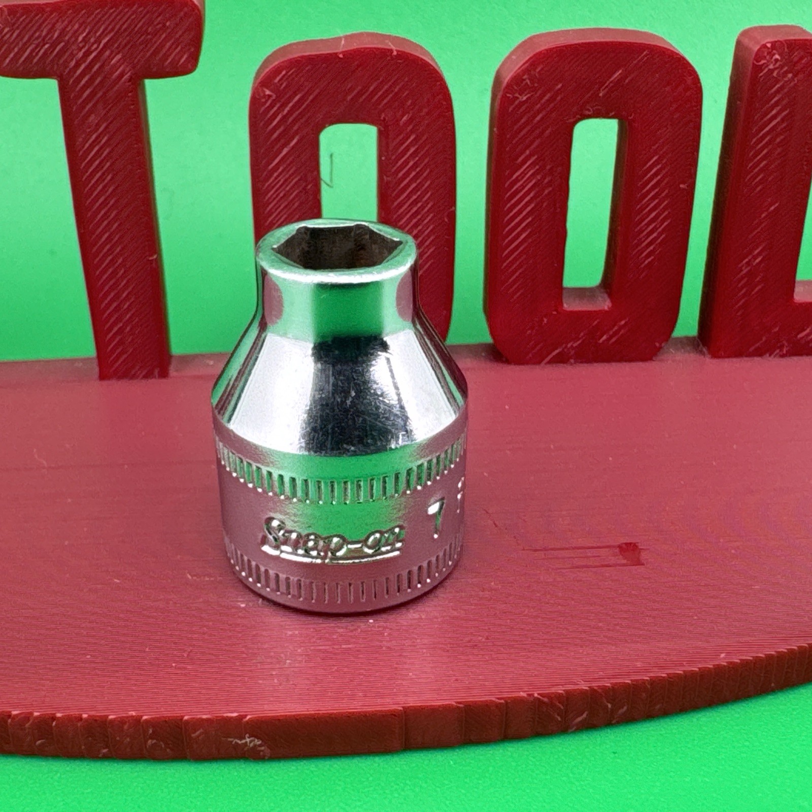 Snap On FSM71 3/8″ Drive 6-Point Metric 7mm Shallow Chrome Socket 3