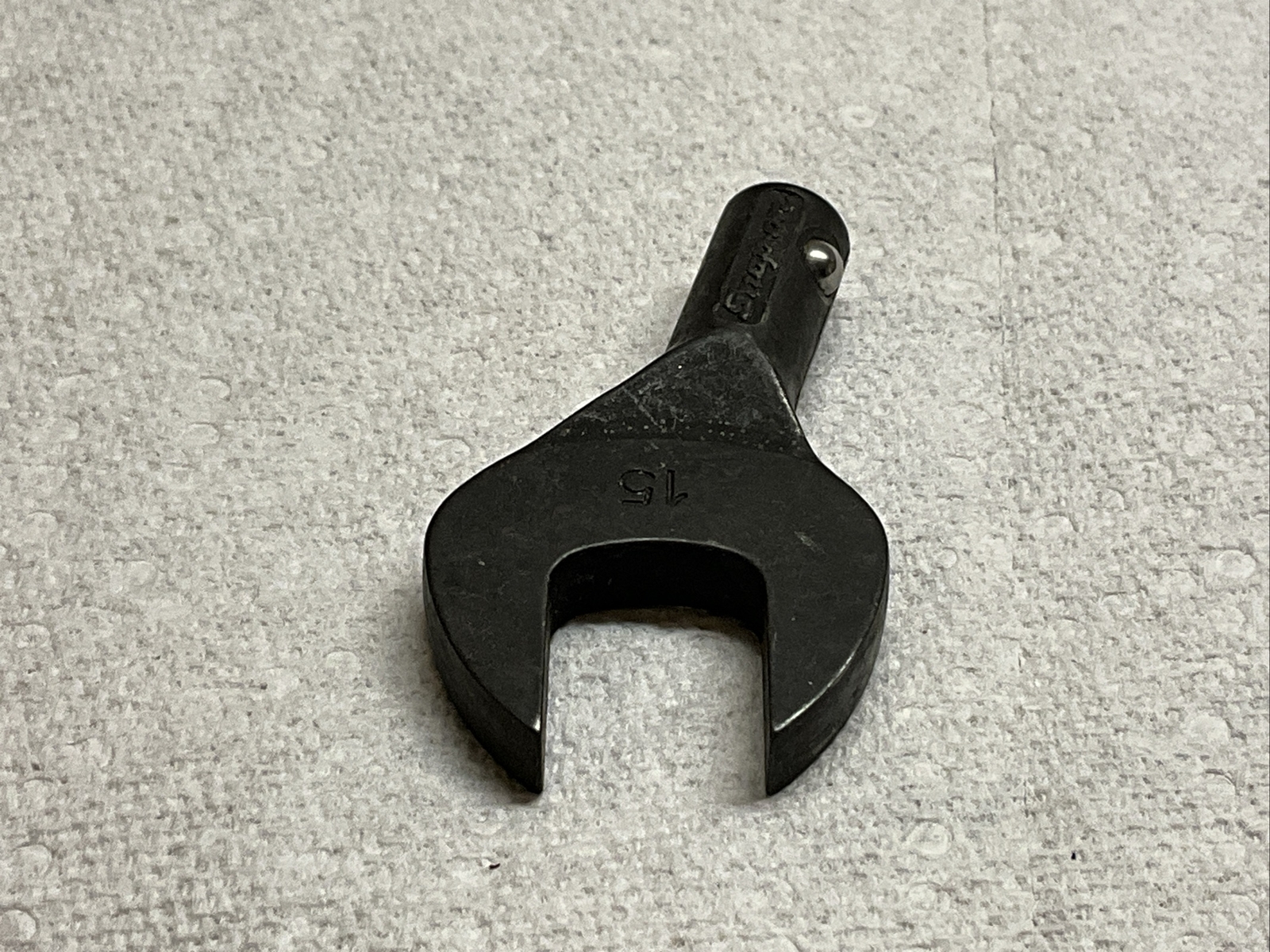 Snap On#QJOM15 – 15 mm, Metric, Square Drive, Open End Head, J-Shank-USA-NEW-