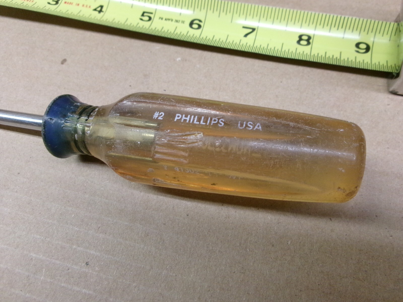 Craftsman Professional Clear Handle #2 Phillips Screwdriver No 41302