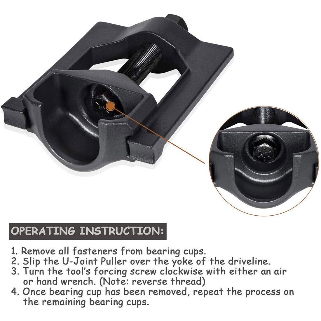 Heavy-Duty Truck 10102 U-Joint Puller & 5192 Bearing Cup Installer Tool Set